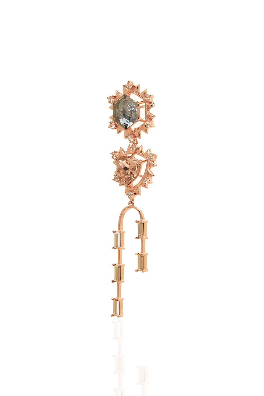 Sparrow Detachable Swarovski Earrings