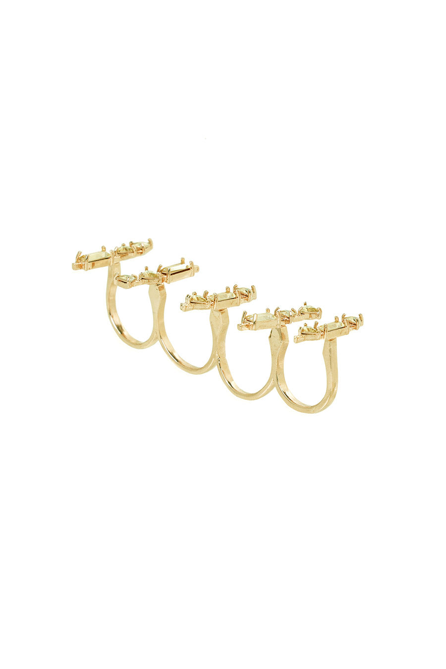 Albatross 4 Finger Gold Ring