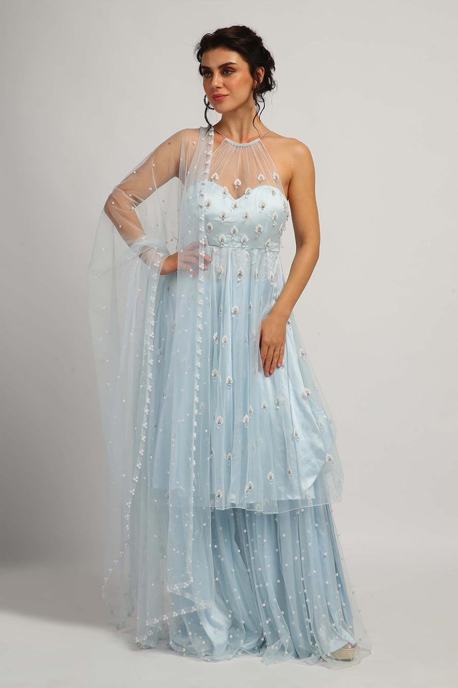 Dew Drop Sharara Set