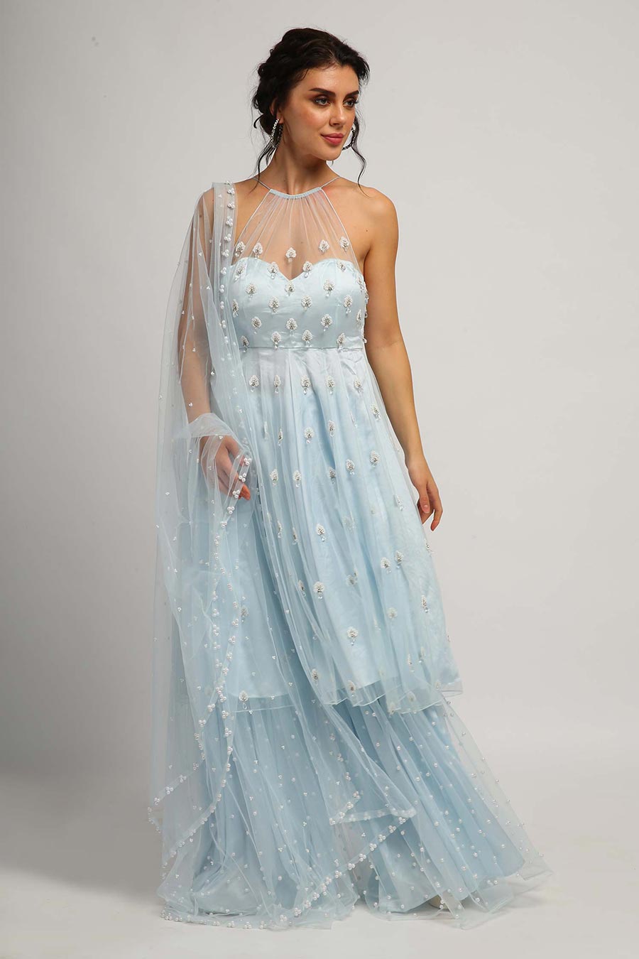 Dew Drop Sharara Set