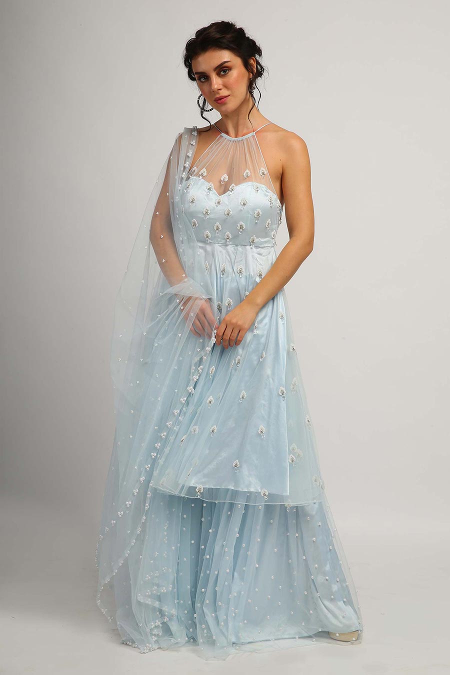 Dew Drop Sharara Set