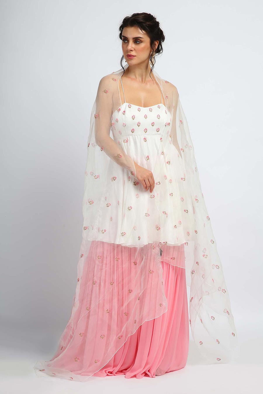 Spring Flower Sharara Set