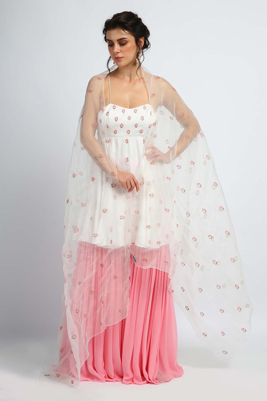 Spring Flower Sharara Set