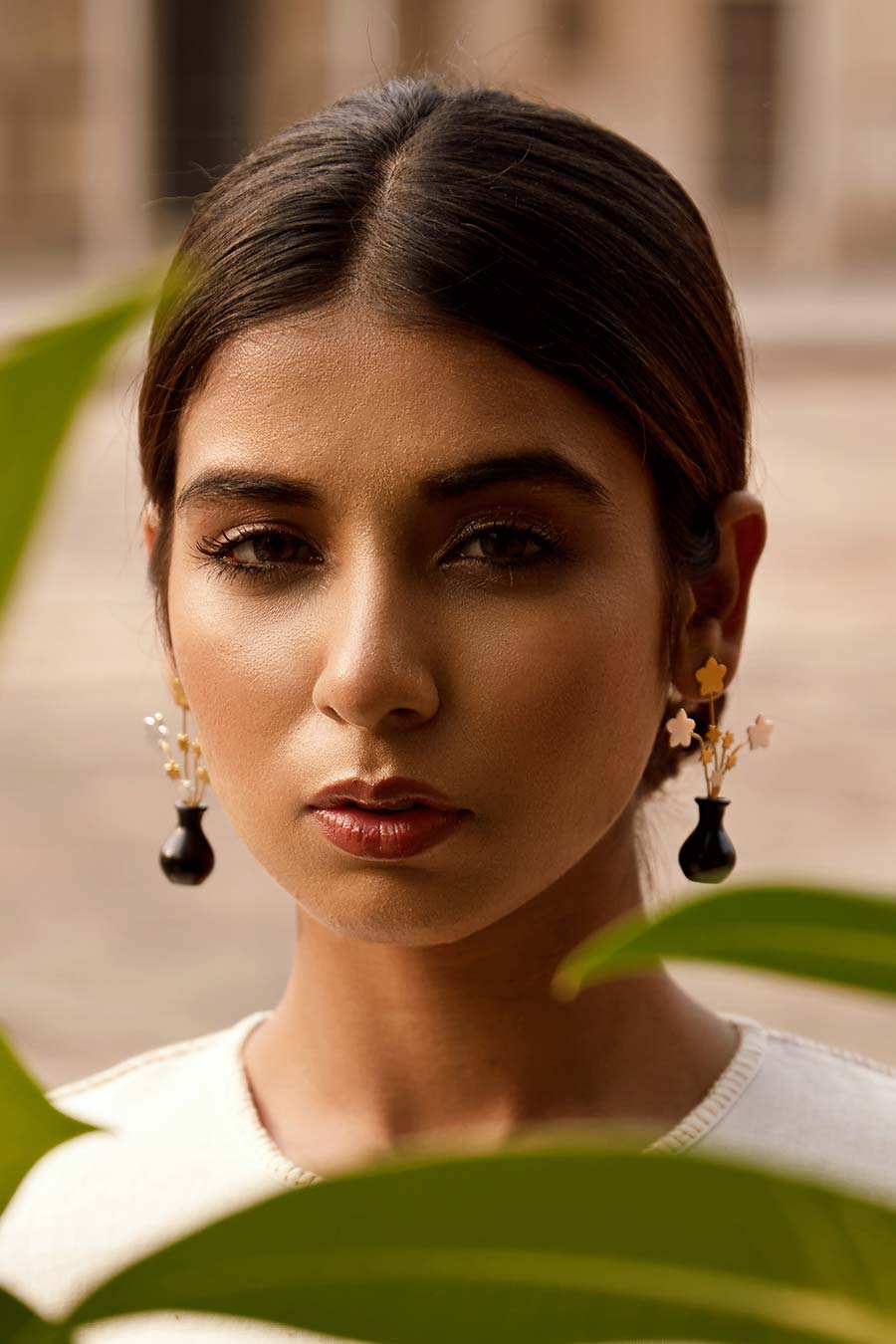 Guldasta Terracotta Earrings