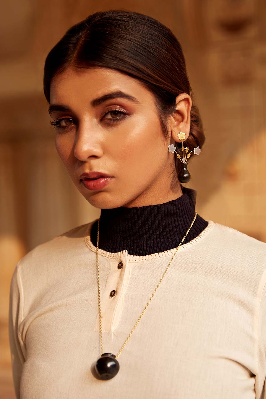 Guldasta Terracotta Earrings