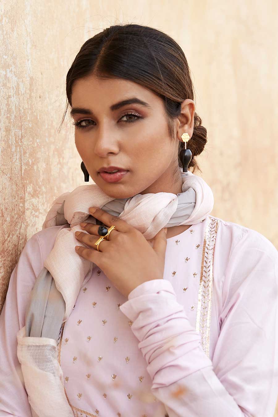 Mehrab Terracotta Earrings