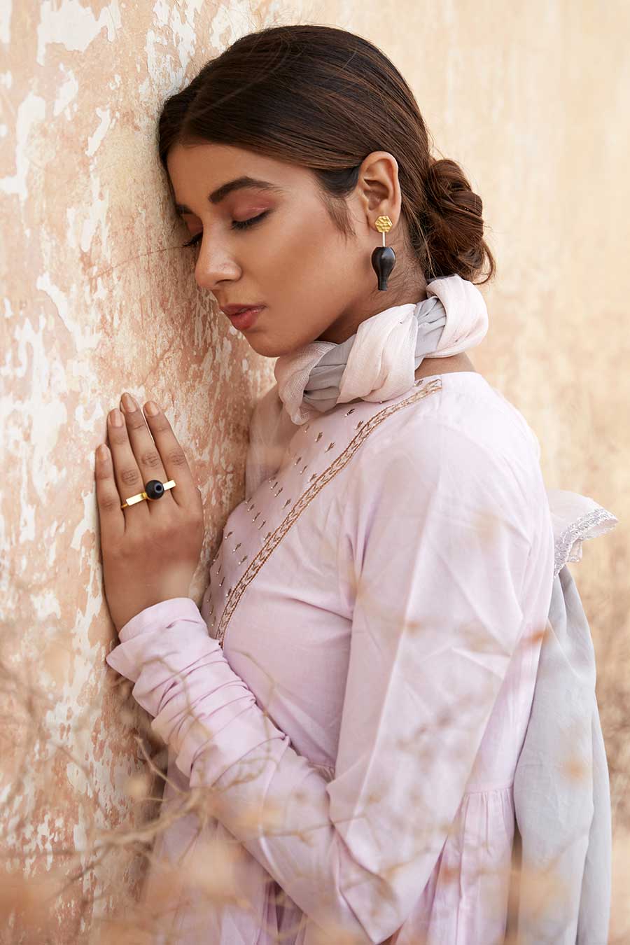 Mehrab Terracotta Earrings