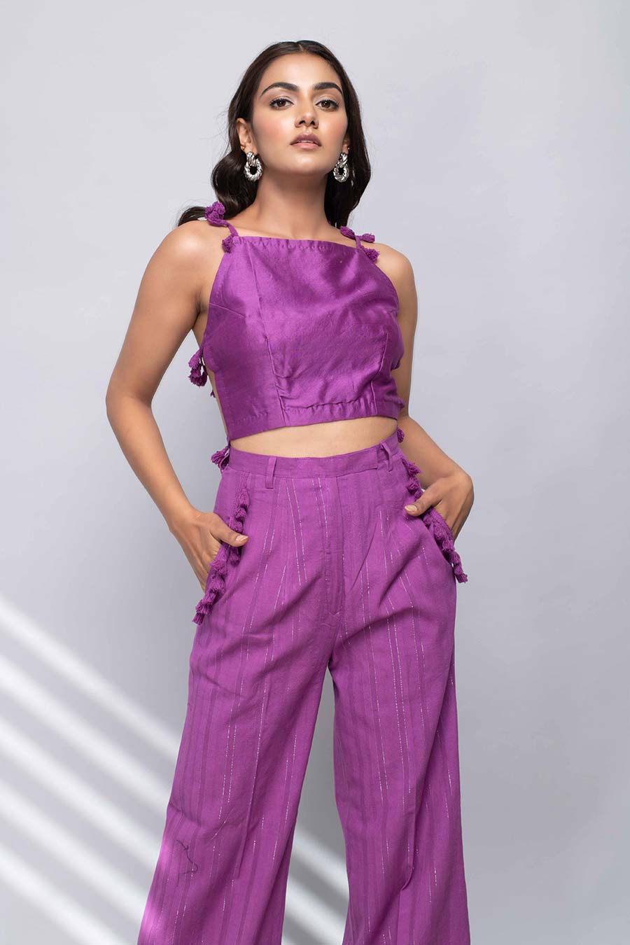 ZINNIA - Crop Top & Pant Co-Ord Set
