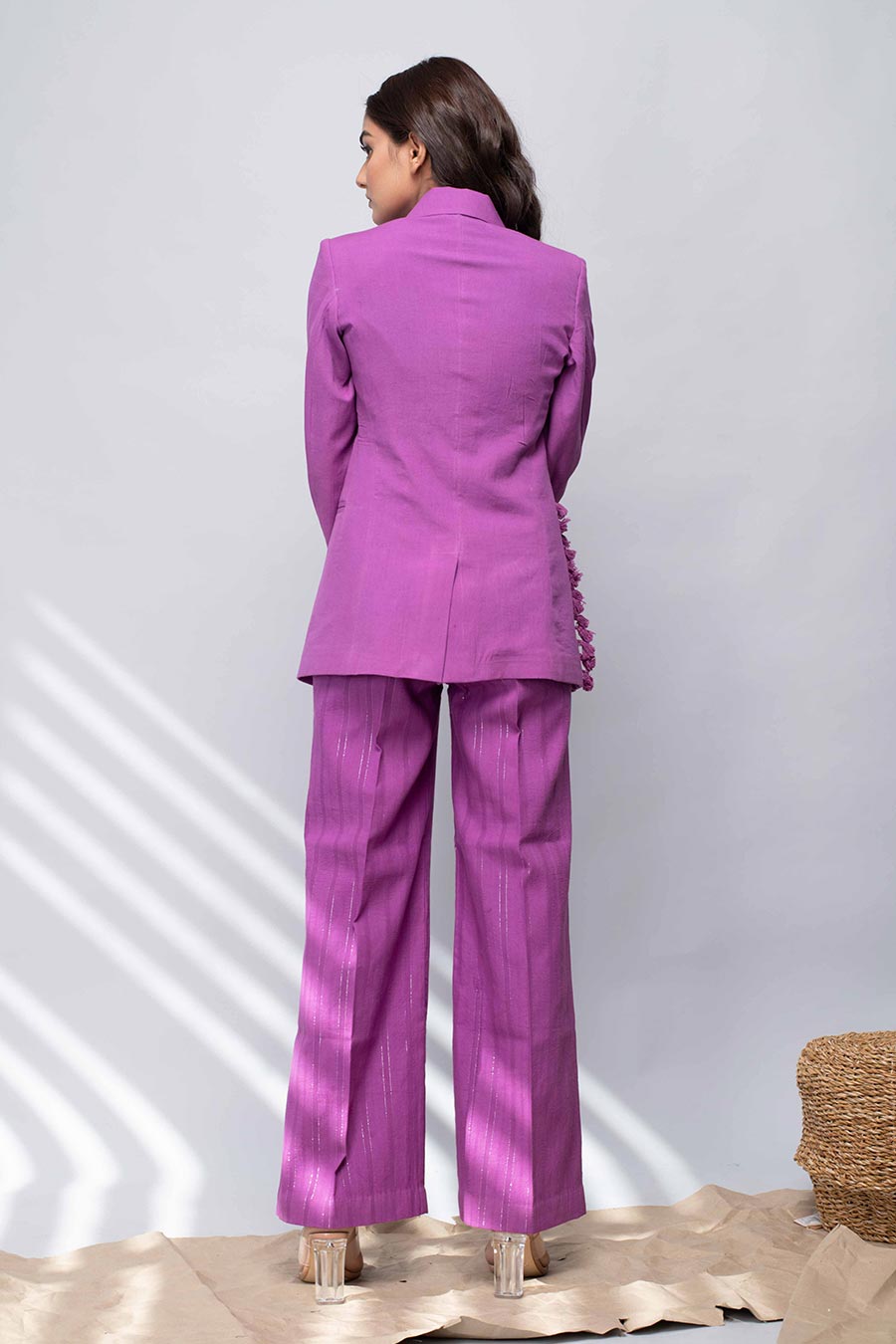 LAVENDER - Coat & Pant Co-Ord Set