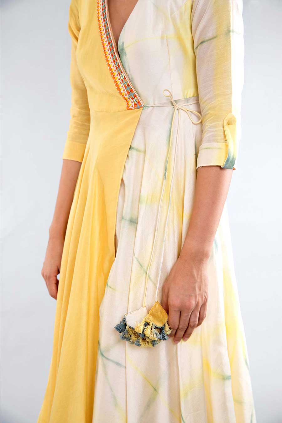 Summer Garden Angrakha & Dupatta Set