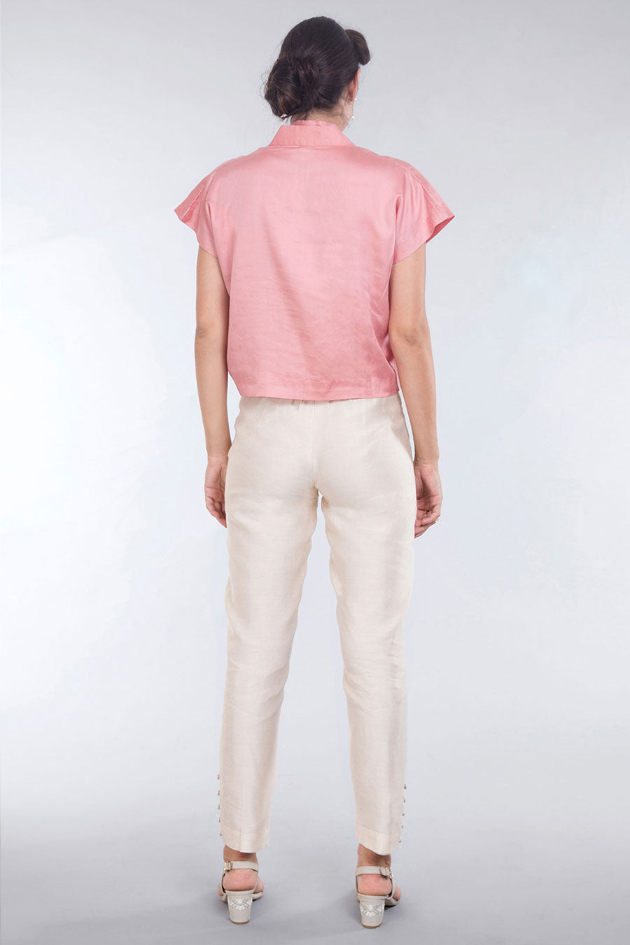 Rose Pink Happy Bird Top