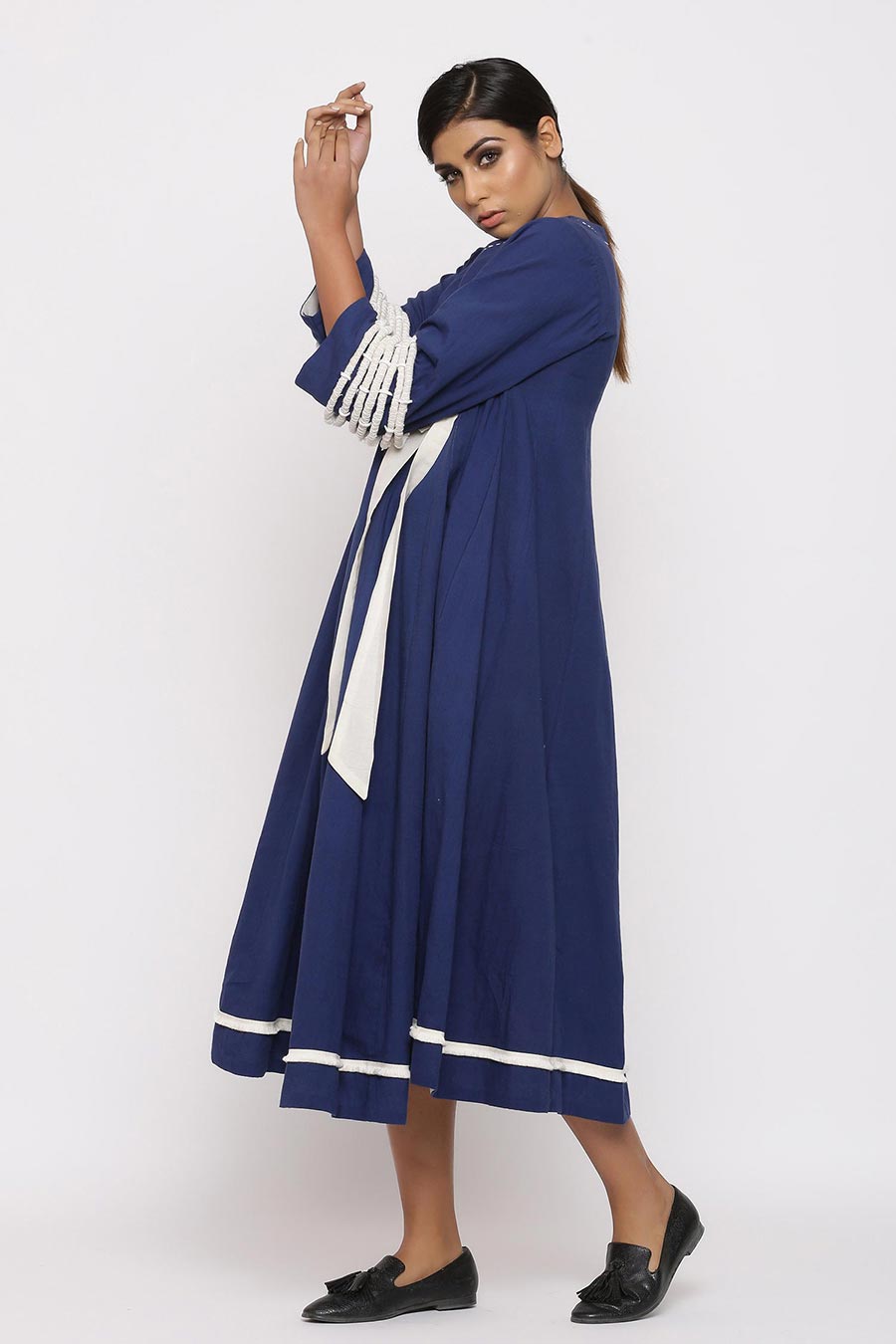 Zahara Blue Angrakha Tunic Dress