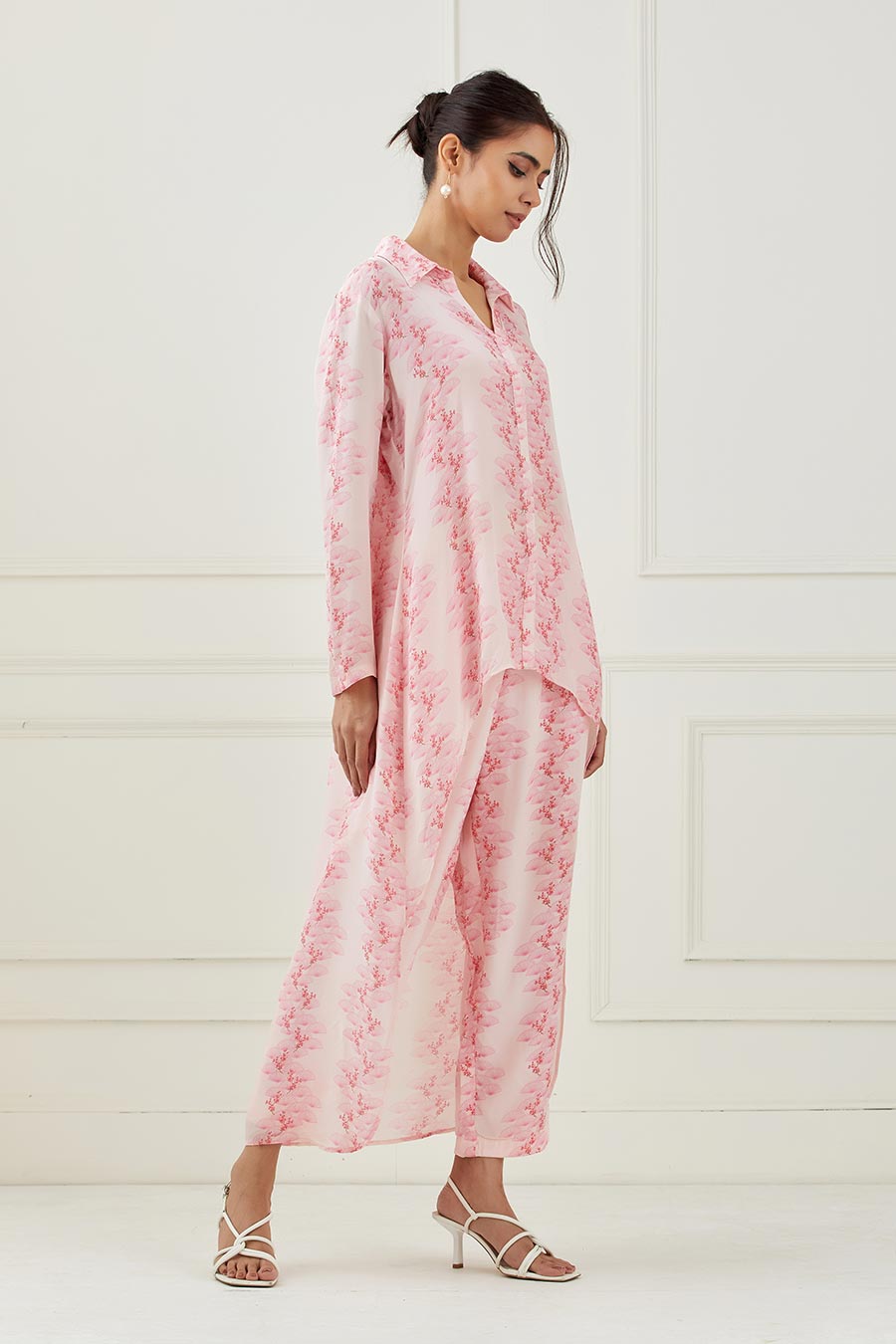 Baby Pink Printed Co-Ord Set