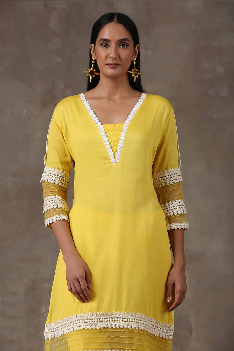 Sunshine Yellow Kurta Set (Set of 2)