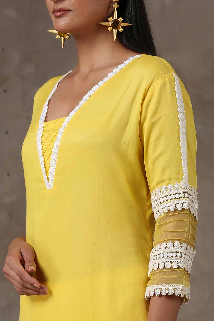 Sunshine Yellow Kurta Set (Set of 2)