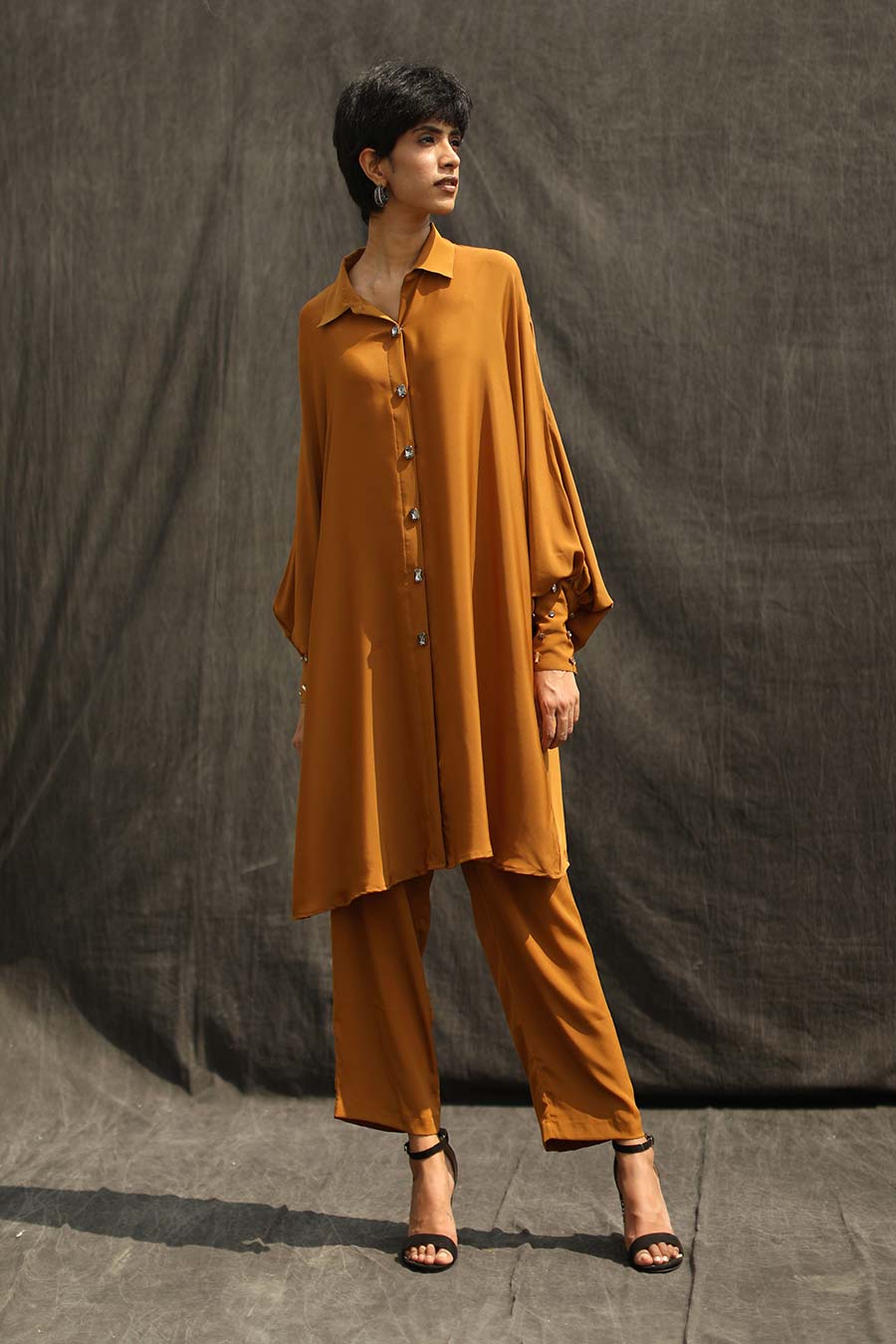 Honey Sprinkle Cuff Shirt & Pant Set