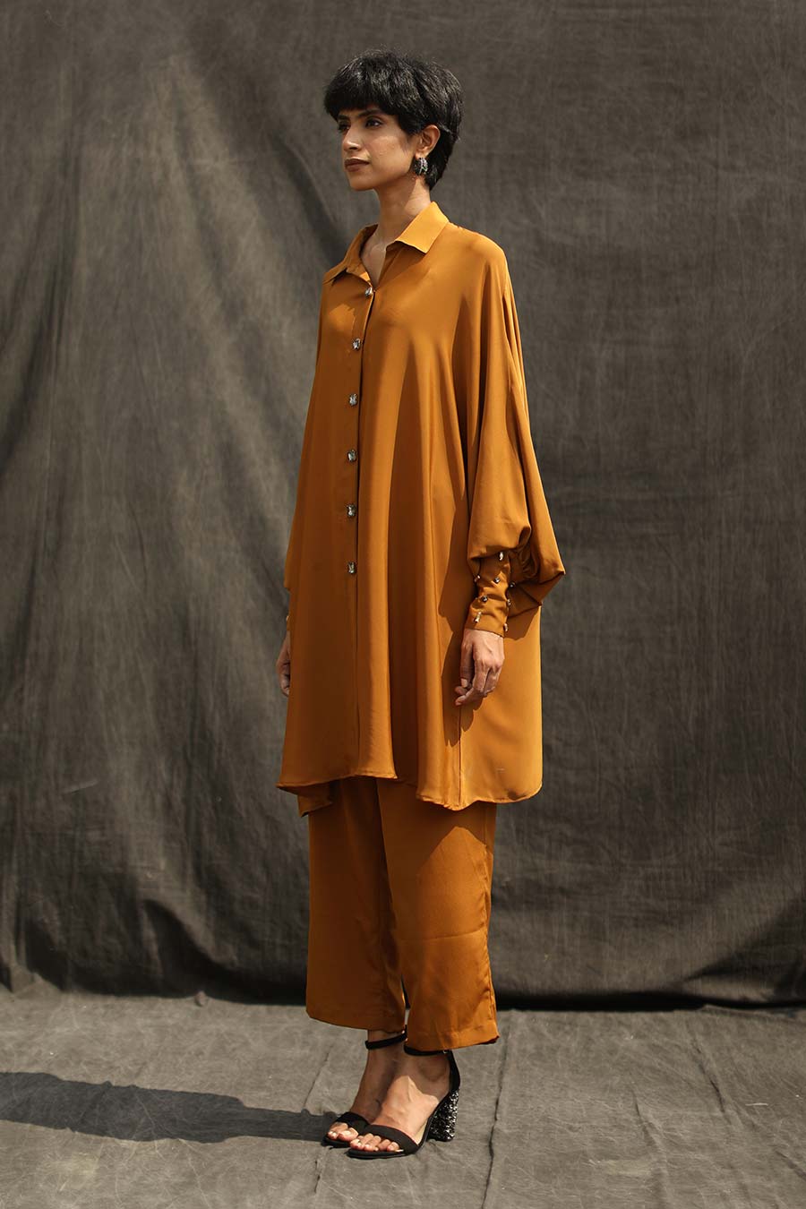 Honey Sprinkle Cuff Shirt & Pant Set