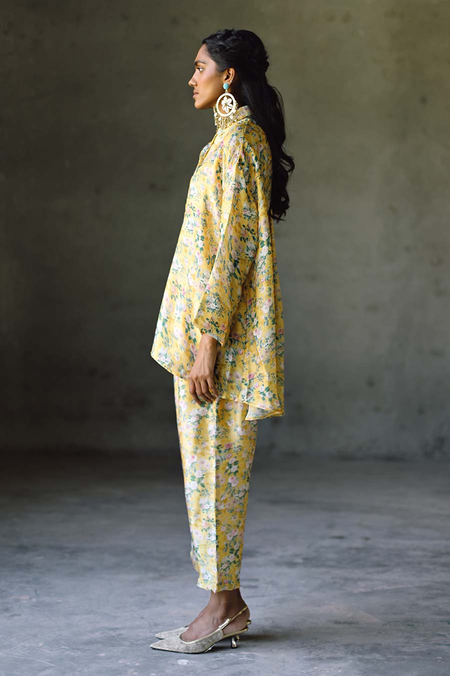 Yellow Floral Laguna MJ Shirt