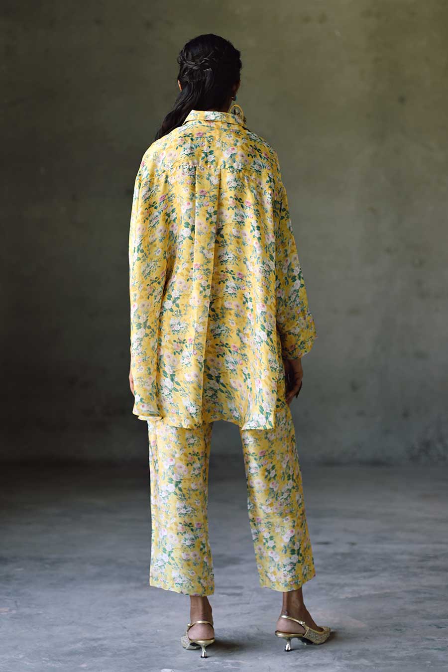 Yellow Floral Laguna MJ Shirt