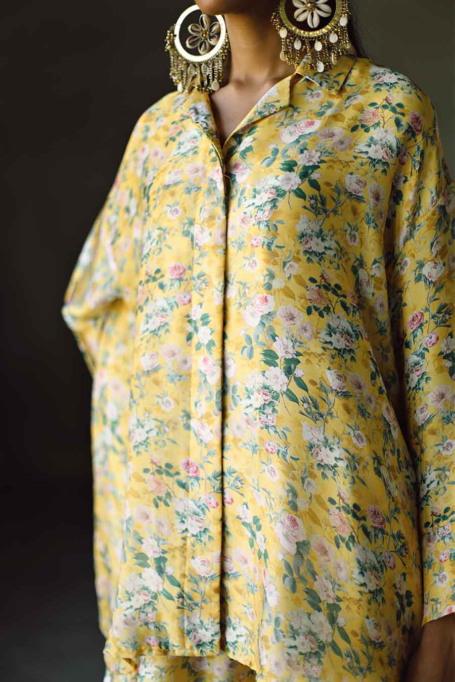 Yellow Floral Laguna MJ Shirt