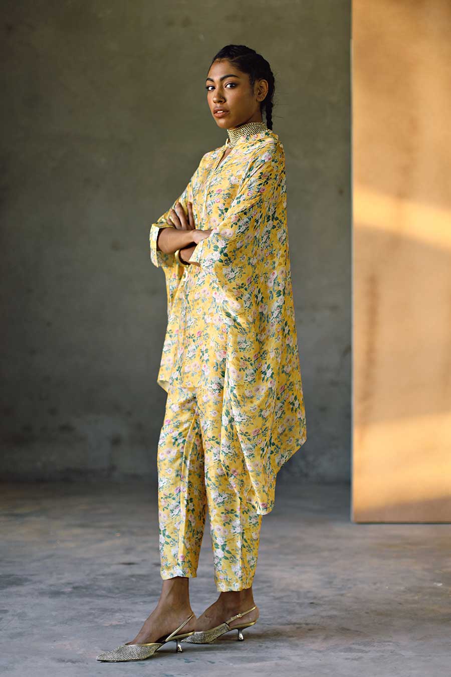 Laguna Short Kaftan & Pant Co-Ord Set