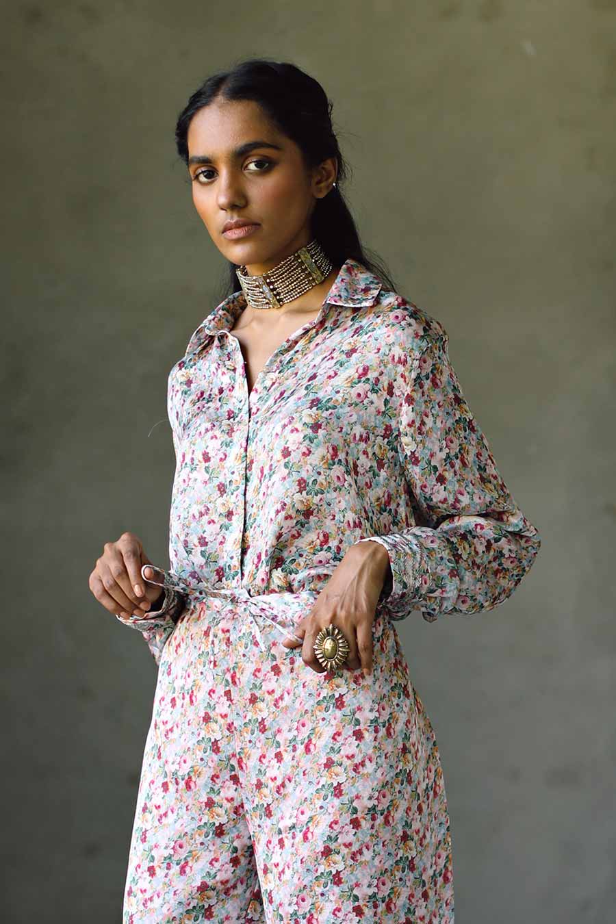Milano Broken Wave Cuff Shirt & Pant Co-Ord Set