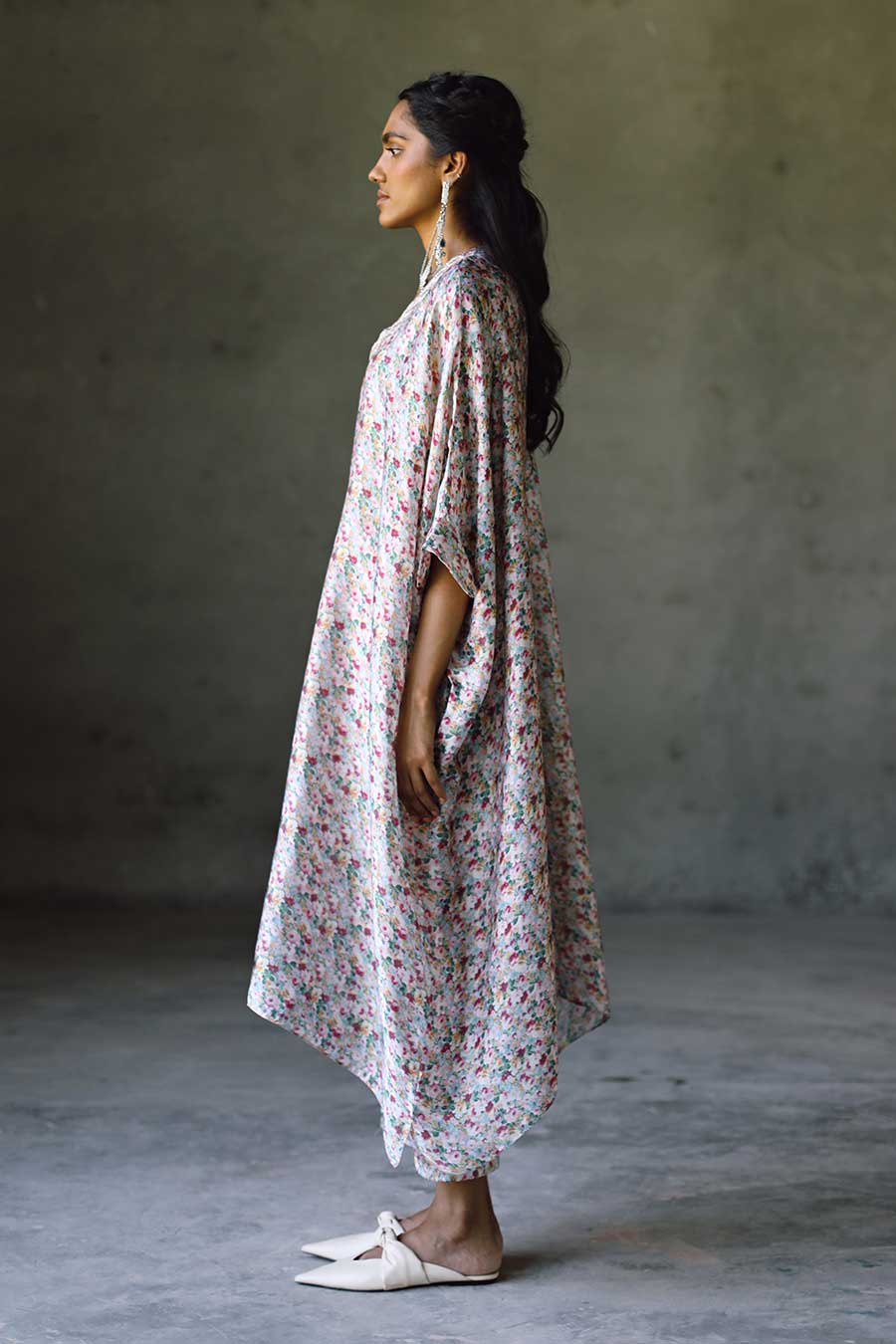 Milano Embroidered Kaftan & Pant Co-Ord Set