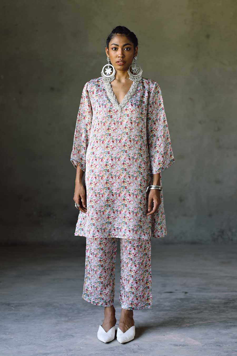 Milano Embroidered Kurta & Pant Co-Ord Set