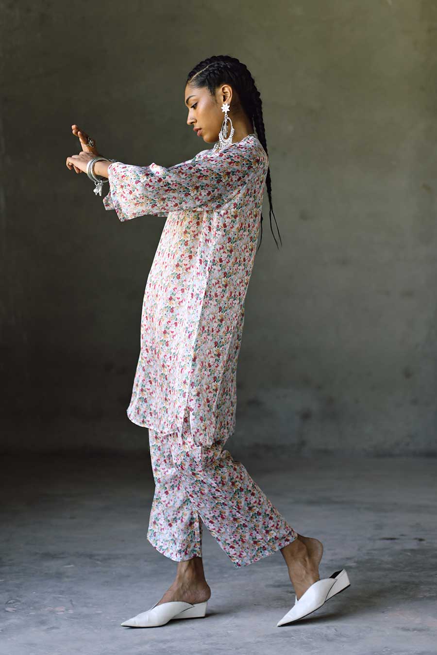 Milano Embroidered Kurta & Pant Co-Ord Set