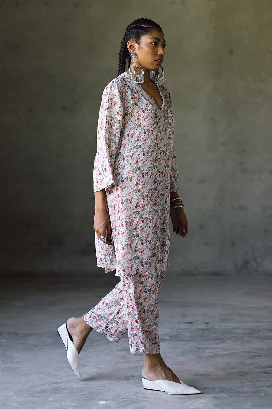 Milano Embroidered Kurta & Pant Co-Ord Set