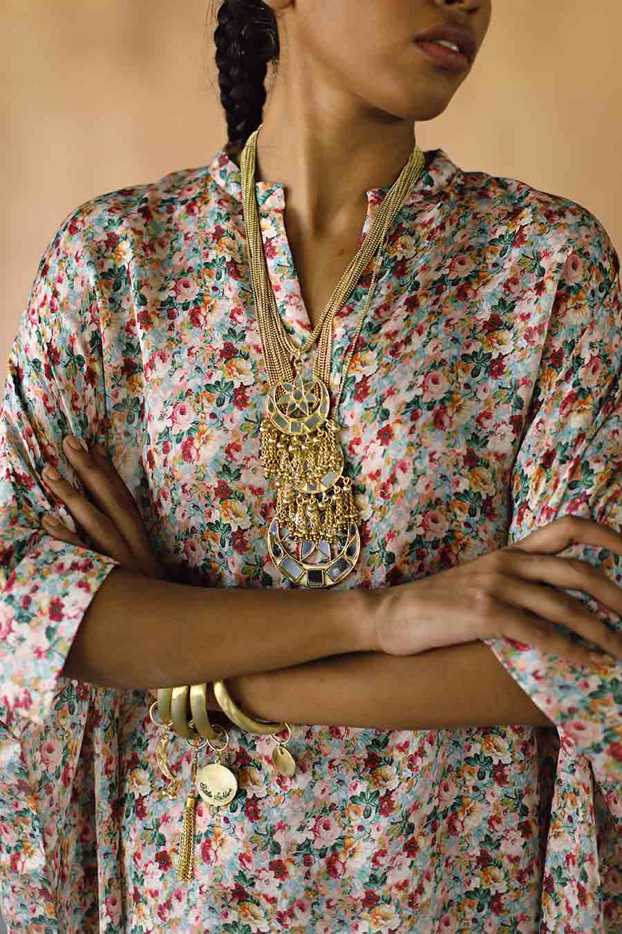 Milano Short Kaftan & Pant Co-Ord Set