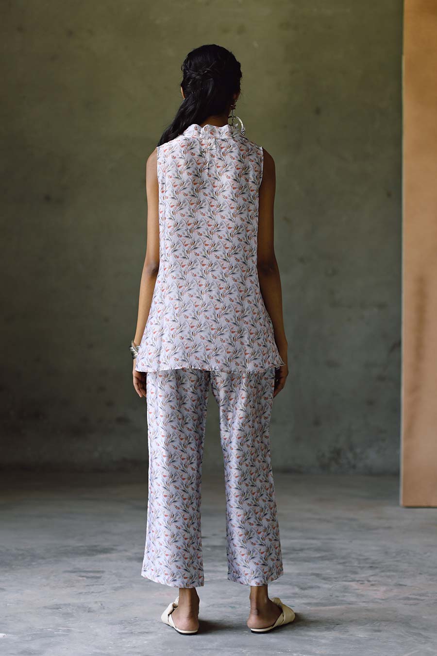 Oxford Cowl Top & Pant Co-Ord Set