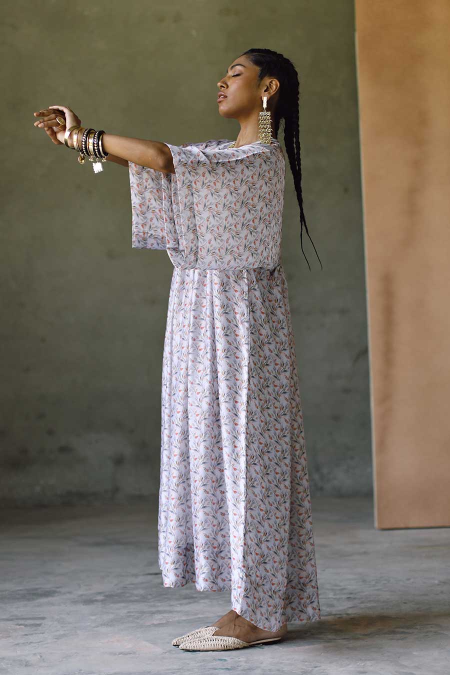 Oxford Kimono Dress