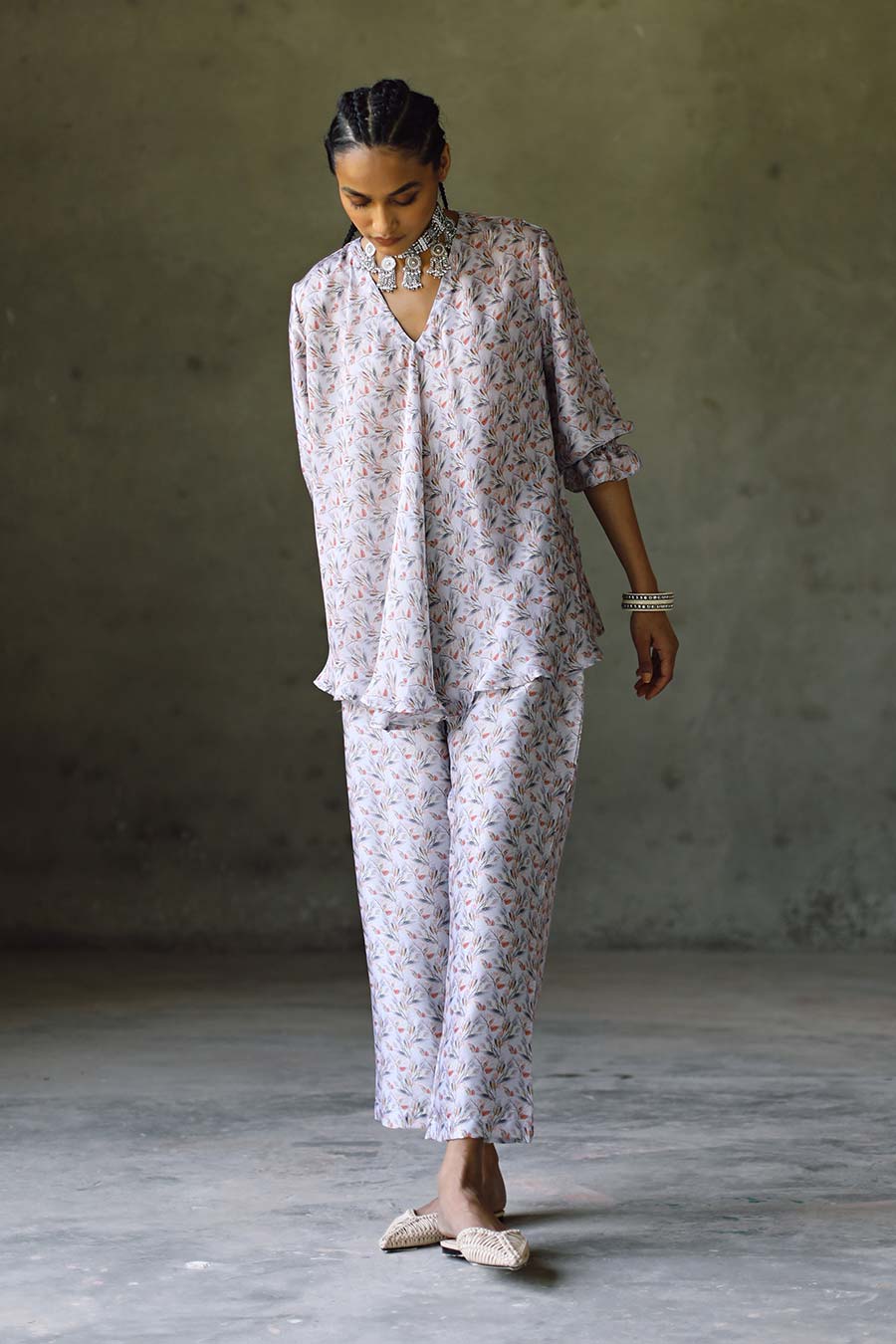 Oxford WS Bias Top & Pant Co-Ord Set