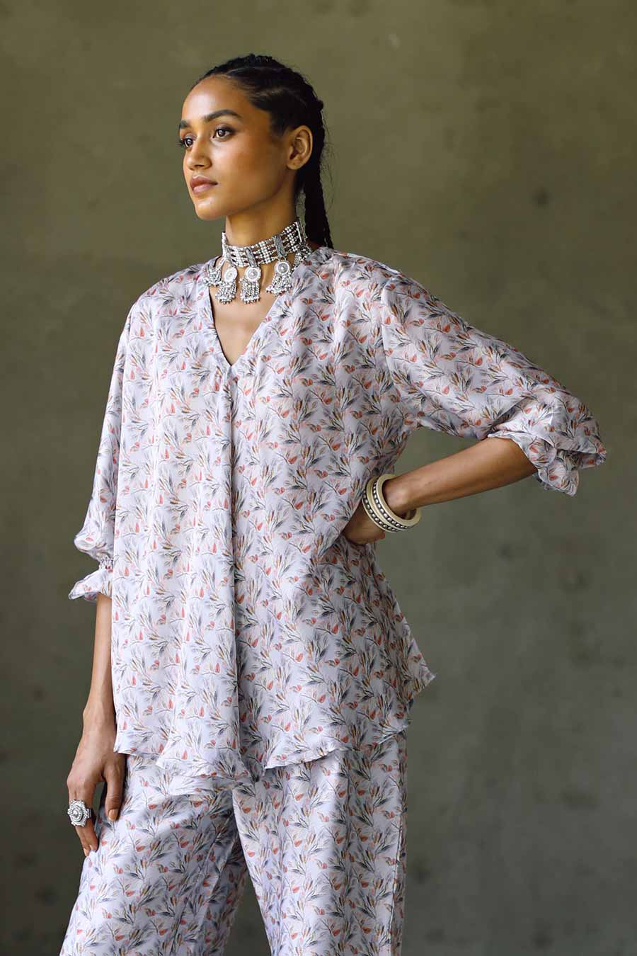Oxford WS Bias Top & Pant Co-Ord Set