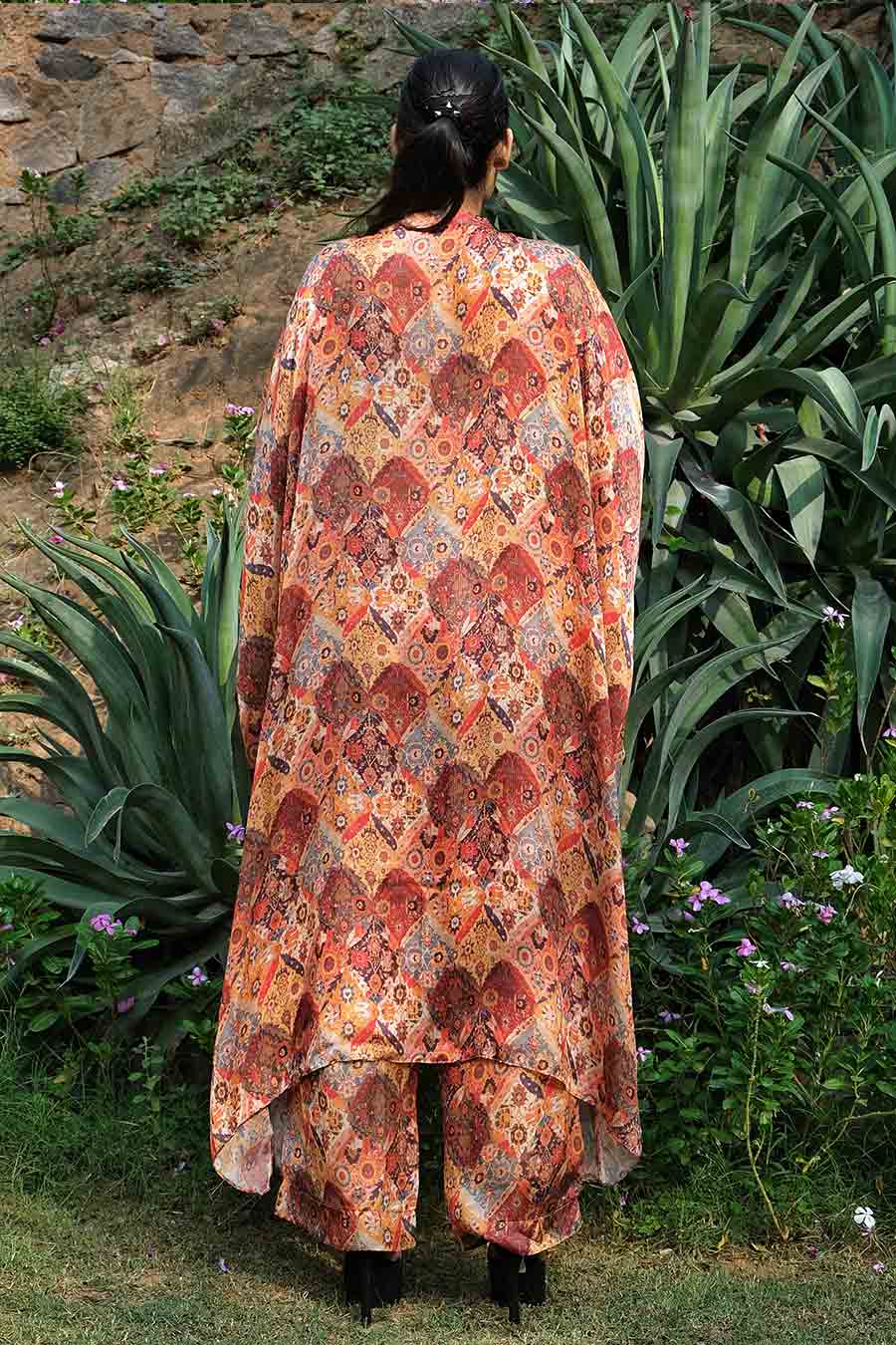 Multi-Print Loose Kaftan