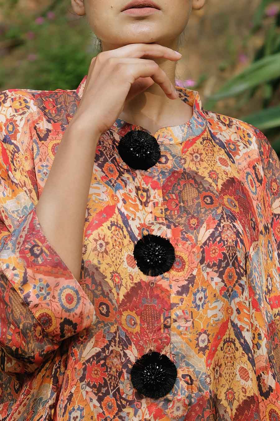 Multi-Print Loose Kaftan