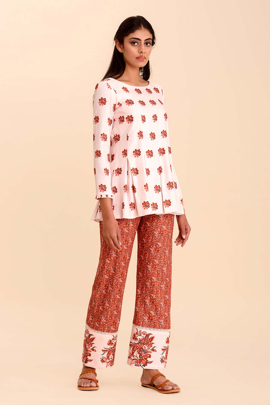 SIDDHI - Printed Top & Pant Co-Ord Set