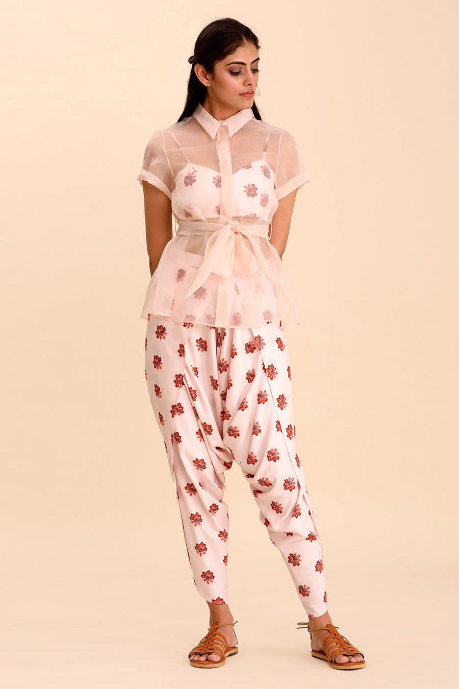 ROOP - Printed Co-Ord Set with Shirt (Set of 3)