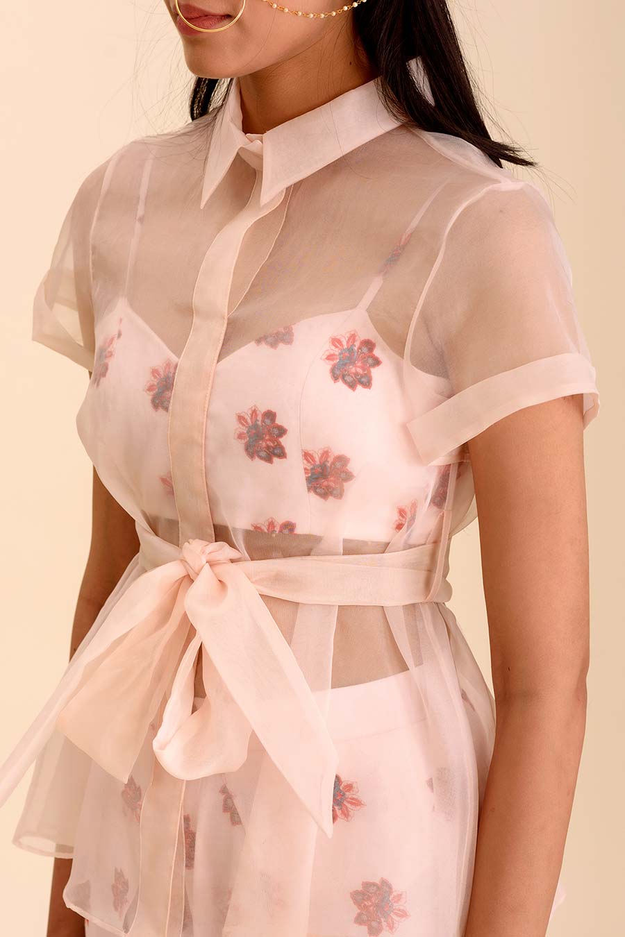 ROOP - Printed Co-Ord Set with Shirt (Set of 3)