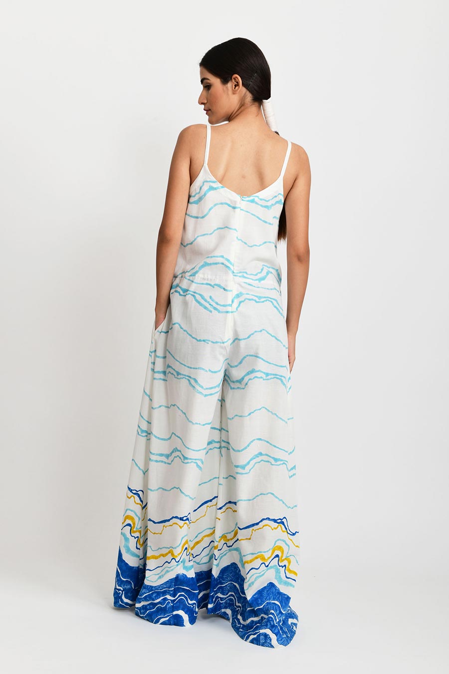 Blue Ocean Strappy Jumpsit