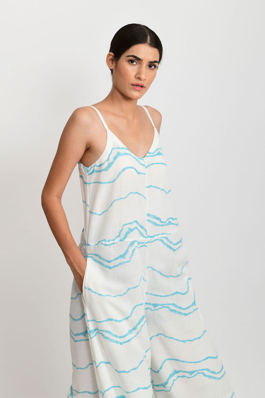 Blue Ocean Strappy Jumpsit