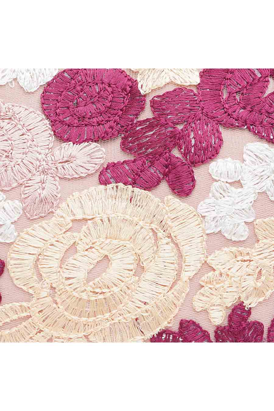 Floral Crochet Pouch Clutch