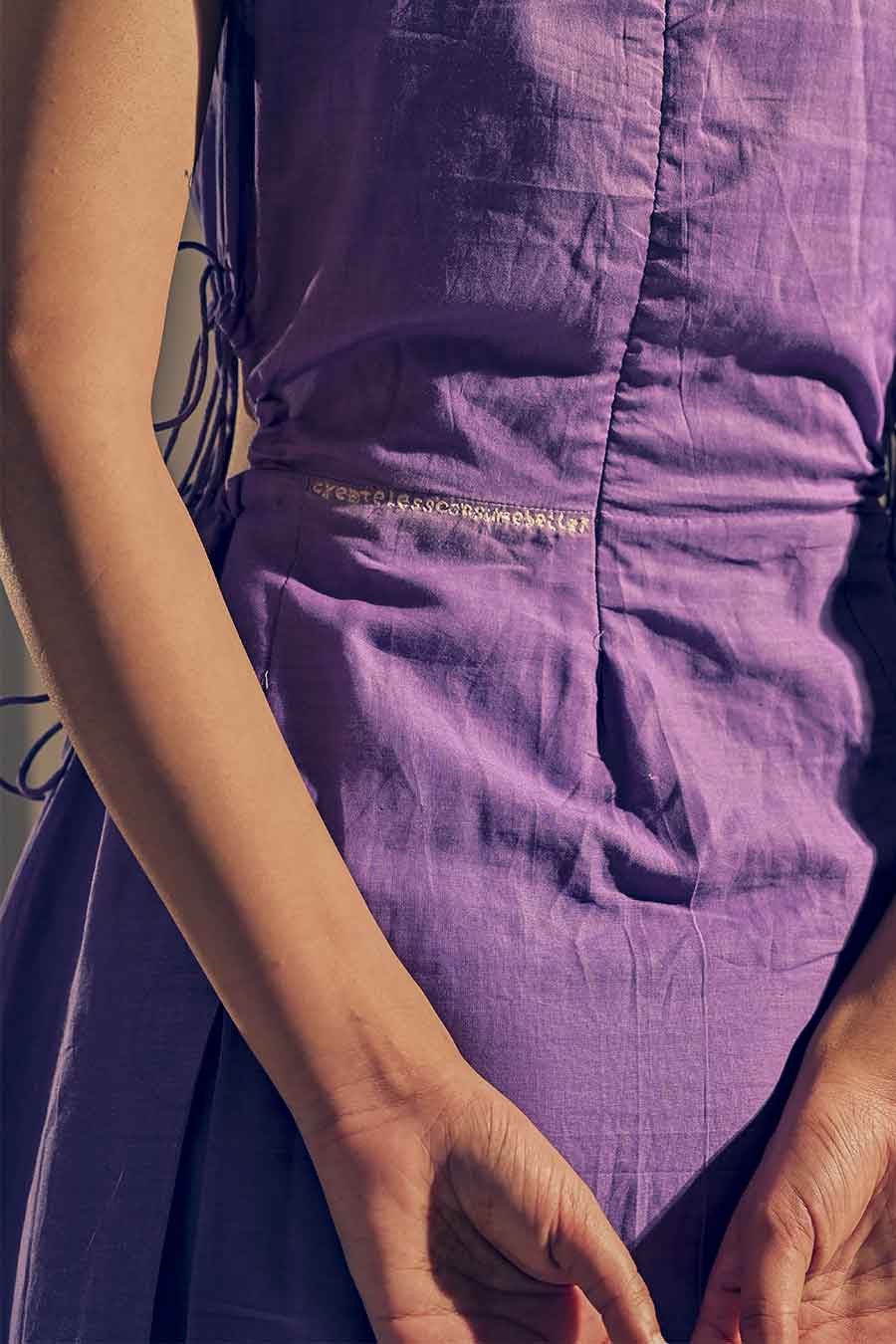 Amethyst Cut-Out Midi Dress