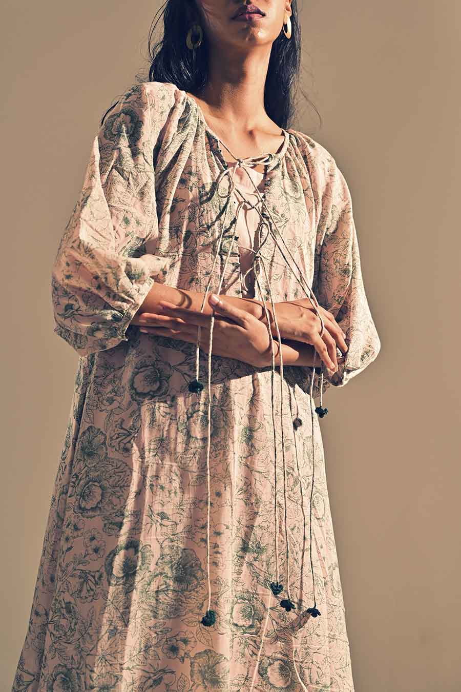 Beryl Gathered Dress