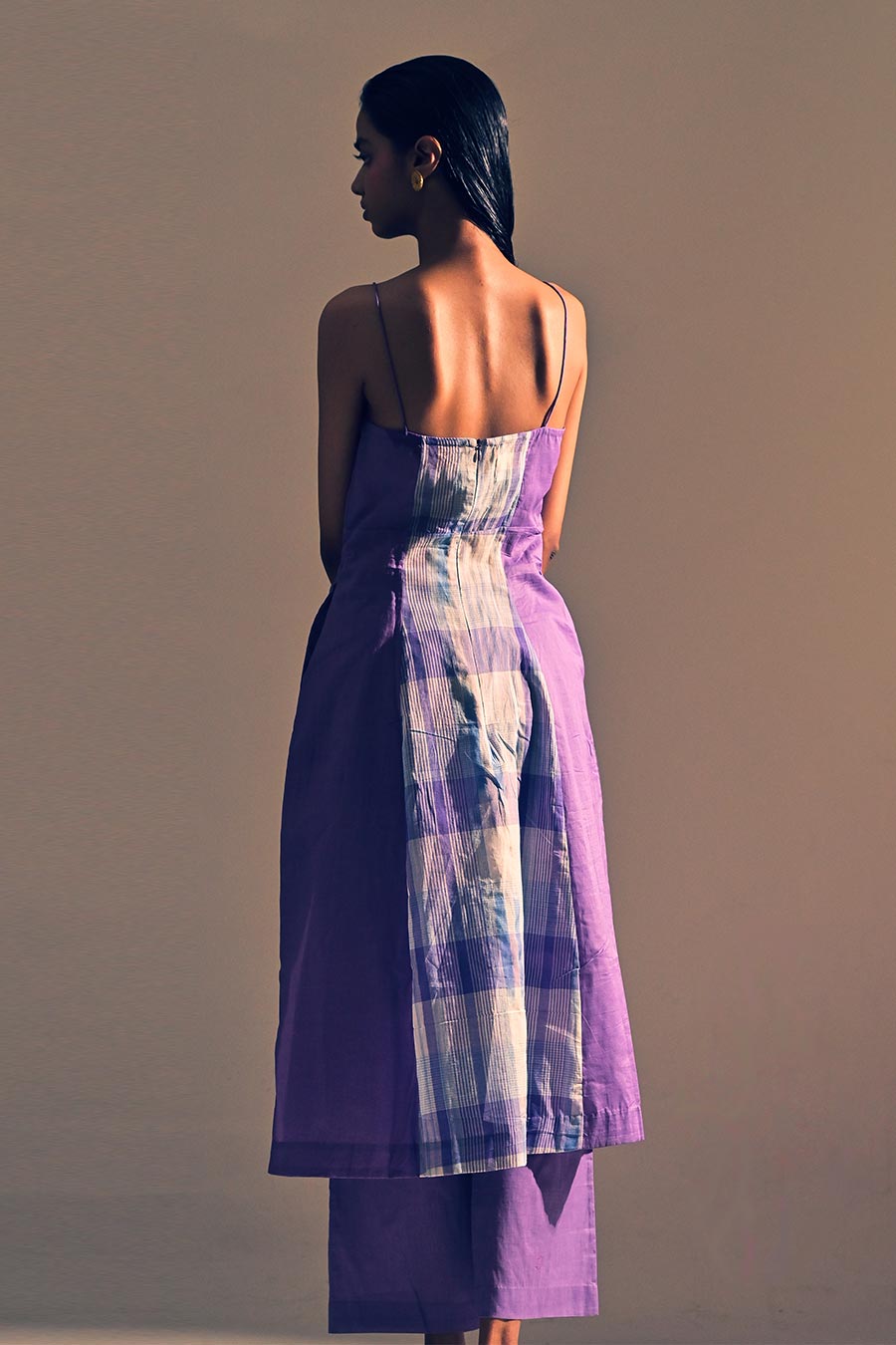 Amethyst Quartz Strappy Tunic Dress