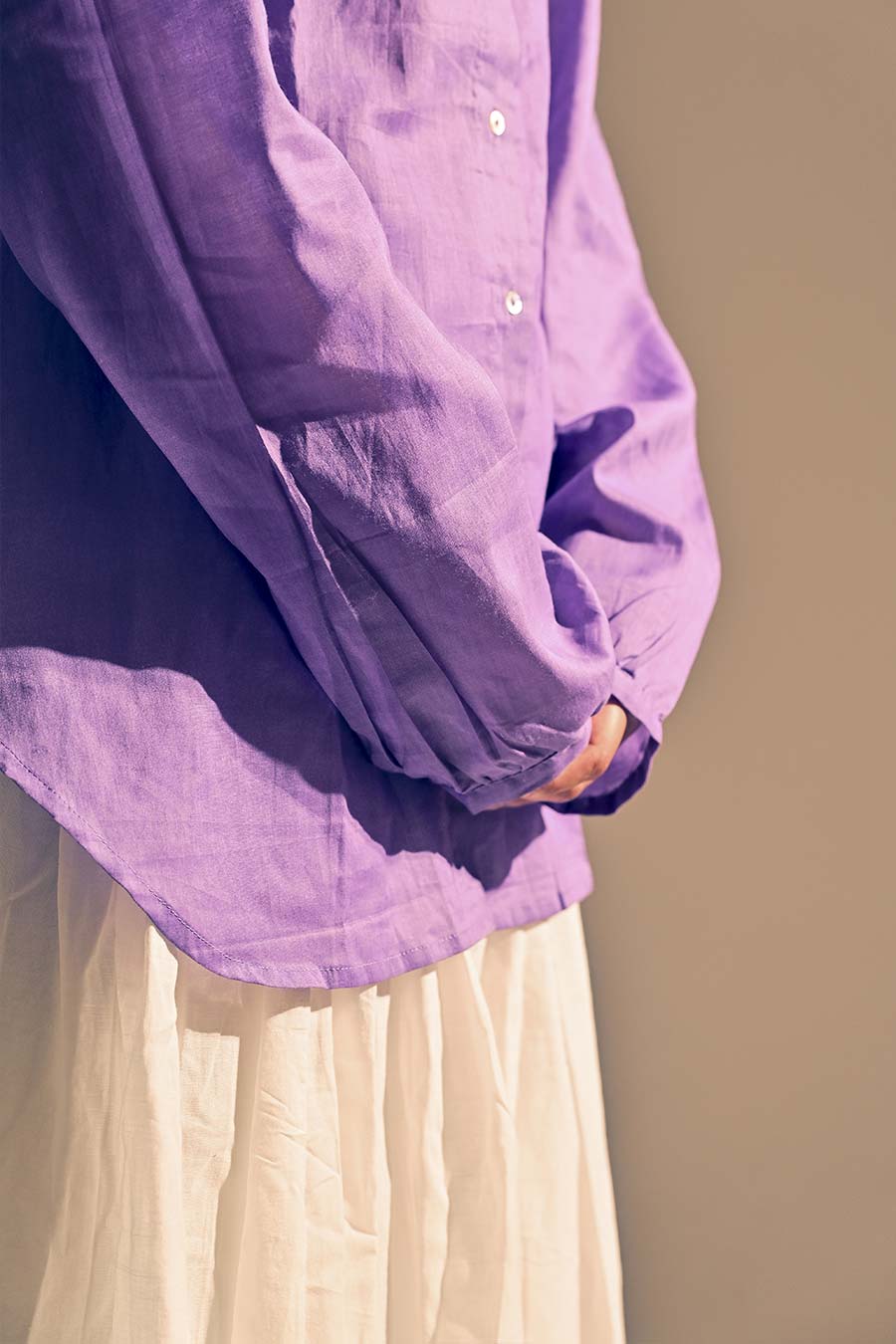 Amethyst Drop Shoulder Shirt