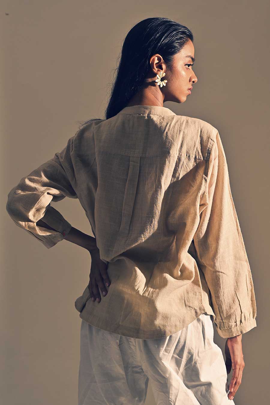 Moonstone Pintuck Shirt