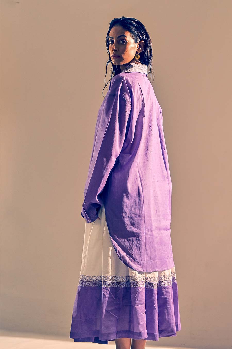 Amethyst Quartz Flare Skirt