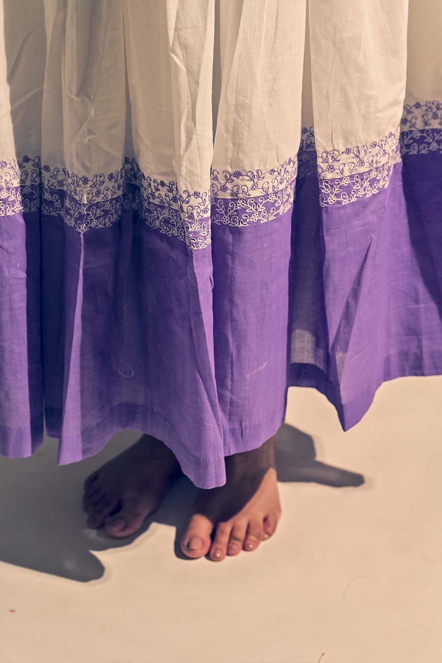 Amethyst Quartz Flare Skirt